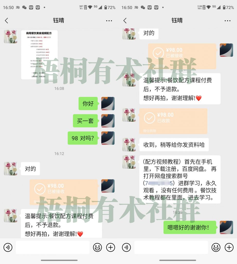 小吃配方6TB 刚买来的还热乎着！-梧桐有术