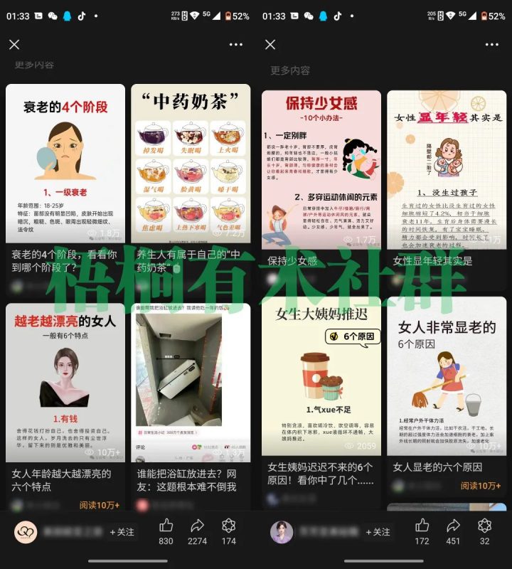 小绿书无脑搬运带货，爆一个作品起码200元到上万收益-梧桐有术