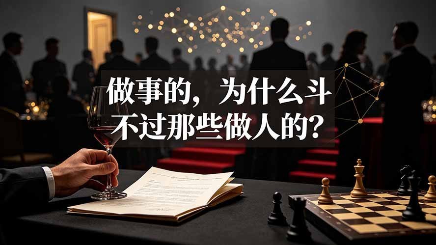做事的人，为何总输给会做人的人？-梧桐有术