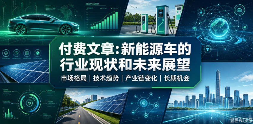 新能原车行业洞察：现状剖析与未来前景全解析-梧桐有术