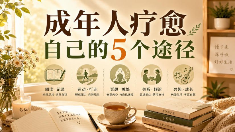 成年人自我疗愈的5个有效方法(深度好文)-梧桐有术