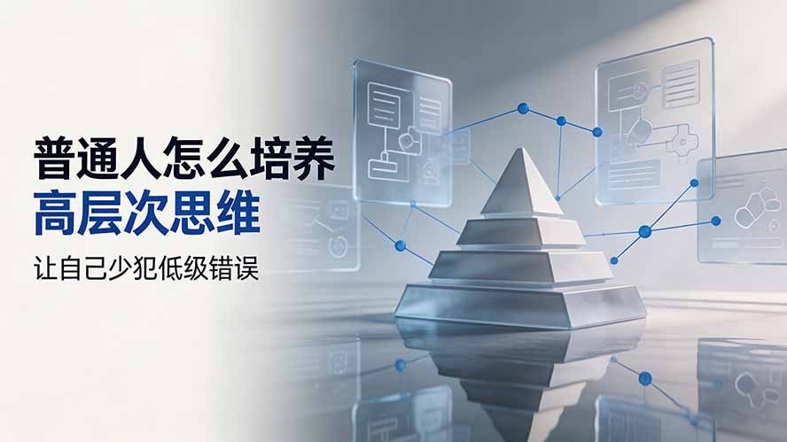高层次思维养成指南：普通人如何跳出低级错误陷阱-梧桐有术