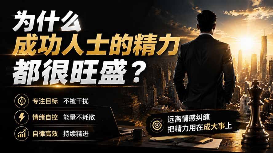 揭秘:为何顶尖成功人士总能保持充沛精力?-梧桐有术