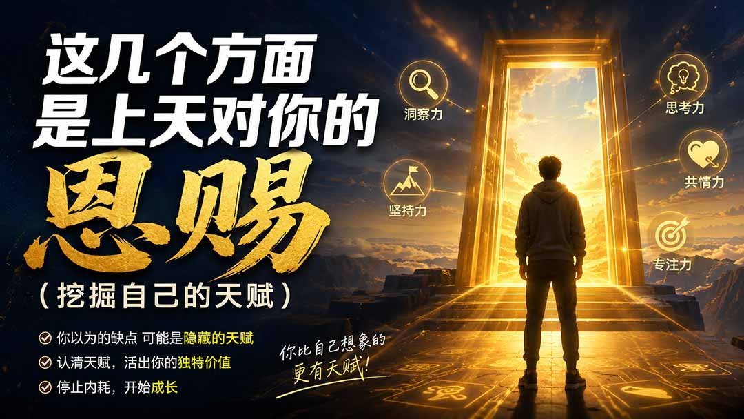 发现你的隐藏天赋：这些迹象，是上天给你的独特恩赐-梧桐有术