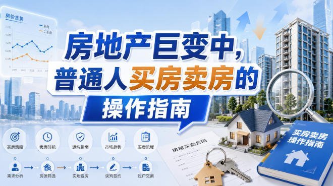 房地产变局下的生存指南:普通人买房卖房必读实操手册-梧桐有术