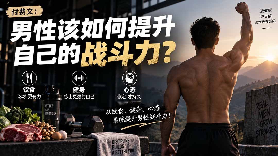 付费干货:男人如何让自己更有“硬实力”?-梧桐有术